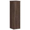 Plant Stand 2pcs Brown Oak | Durable Engineered Wood