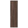 Plant Stand 2pcs Brown Oak | Durable Engineered Wood