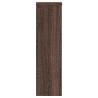 Plant Stand 2pcs Brown Oak | Durable Engineered Wood