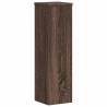 Plant Stand 2pcs Brown Oak | Durable Engineered Wood