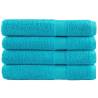  Premium Towels SOLUND 4 pcs Turquoise 100x200 cm 600 gsm Colour turquoise Size 100 x 200 cm Quantity in Package 4 