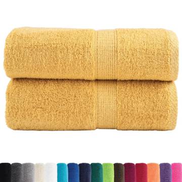 Premium Soap Towels SOLUND 2pcs Gold 30x30cm - 600gsm