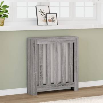 Radiator Cover Grey Sonoma 78x20x82 cm - Stylish & Practical