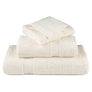 Premium Soap Towels SOLUND - 10 pcs Cream 600 gsm | HipoMarket