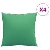 Sofa Cushions 4 pcs Green 50x50 cm Fabric - Hipomarket