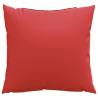 Red Sofa Cushions - 4 pcs 60x60 cm Fabric for Outdoor & Indoor