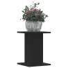 Stylish Black Plant Stands - 2 pcs 30x30x40 cm - Durable Design