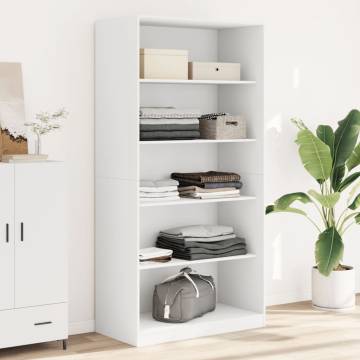 Wardrobe White 100x50x200 cm - Stylish & Durable Storage