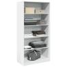 Wardrobe White 100x50x200 cm - Stylish & Durable Storage