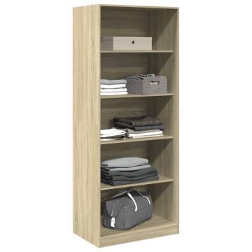 Sonoma Oak Wardrobe 80x50x200 cm - Stylish & Compact Design