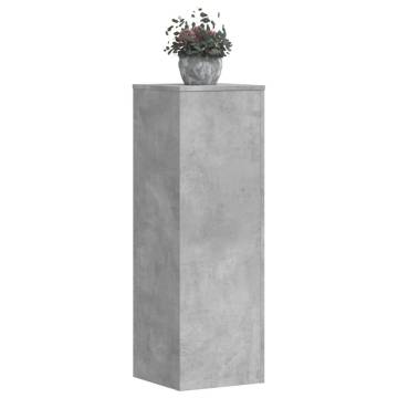 Plant Stands 2 pcs Concrete Grey - Stylish & Durable Design