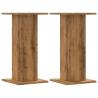 Artisian Oak Speaker Stands - 2 pcs, 60 cm High | HipoMarket