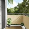  Balcony Privacy Screen Cream 700x75 cm PVC Colour cream Size 700 x 75 cm Quantity in Package 1 