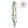 Artificial Ivy Garlands 12 pcs Green 200 cm | Hipomarket