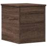 Brown Oak Storage Box 30x35 cm - Stylish & Functional