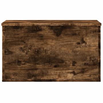 Storage Box Smoked Oak - Stylish & Functional | HipoMarket