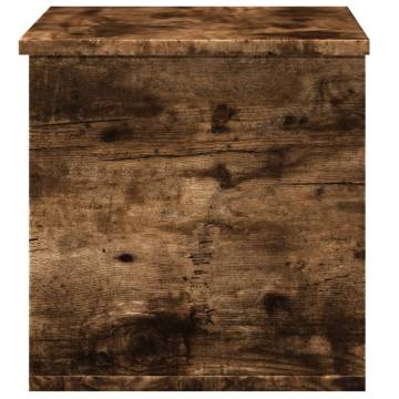 Storage Box Smoked Oak - Stylish & Functional | HipoMarket