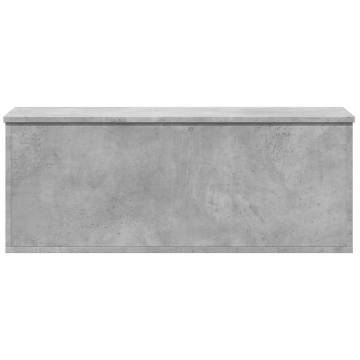 Concrete Grey Storage Box 90x35x35 cm - Stylish & Functional