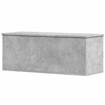 Concrete Grey Storage Box 90x35x35 cm - Stylish & Functional