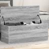  Storage Box Grey Sonoma 90x35x35 cm Engineered Wood Colour grey sonoma Size 90 x 35 x 35 cm Quantity in Package 1 