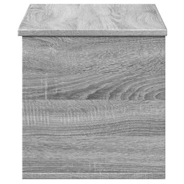 Storage Box Grey Sonoma 90x35x35 cm | Durable Engineered Wood