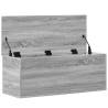 Storage Box Grey Sonoma 90x35x35 cm | Durable Engineered Wood