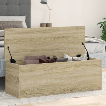 Sonoma Oak Storage Box 102x35 cm - Stylish & Durable