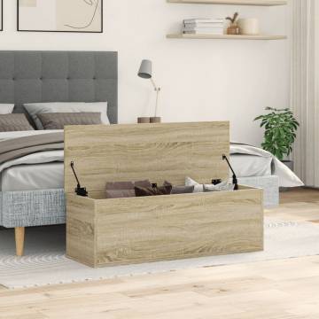 Sonoma Oak Storage Box 102x35 cm - Stylish & Durable