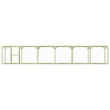 Spacious Chicken Cage 1.5x9x1.5m - Durable Pinewood