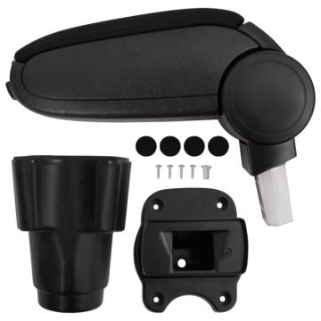 Car Armrest Black - Stylish & Adjustable | HipoMarket UK