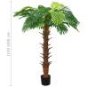 Lifelike Artificial Cycas Palm Tree - 160 cm Green