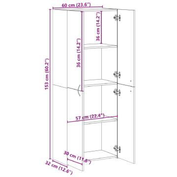 File Cabinet Sonoma Oak | Stylish Storage Solution