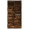 Stylish Smoked Oak Wardrobe - 100x50x200 cm | Hipo Market