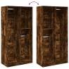 Stylish Smoked Oak Wardrobe - 100x50x200 cm | Hipo Market