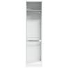 Stylish White Wardrobe - 50x50x200 cm | Hipomarket