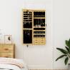 Stylish Wall Mounted Mirror Jewellery Cabinet | 37.5x10x106 cm