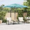  Garden Parasol with Steel Pole Blue 300x200x250 cm Colour blue Size 300 x 200 x 250 cm Quantity in Package 1 