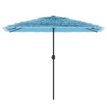 Garden Parasol with Steel Pole Blue 300x200 cm - Hipomarket