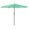 Garden Parasol with Steel Pole - Green 324x324 cm