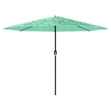 Garden Parasol with Steel Pole - Green 324x324 cm