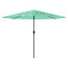 Garden Parasol with Steel Pole - Green 324x324 cm