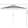 Garden Parasol with Steel Pole - Green 324x324 cm