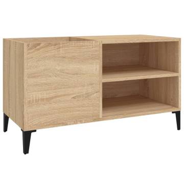 Record Cabinet Sonoma Oak - Stylish Vinyl Storage 84.5x38x48 cm