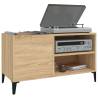 Record Cabinet Sonoma Oak - Stylish Vinyl Storage 84.5x38x48 cm