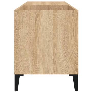 Record Cabinet Sonoma Oak - Stylish Vinyl Storage 84.5x38x48 cm