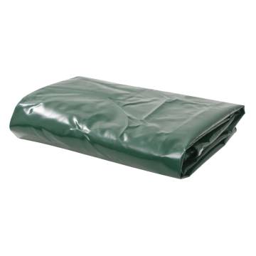 Heavy-Duty Green Tarpaulin 4x4 m - 650 g/m² | HiPo Market