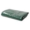 Tarpaulin 650 g/m² 4x4 m Green Colour green Size 4 x 4 m Quantity in Package 1 Model with eyelets 