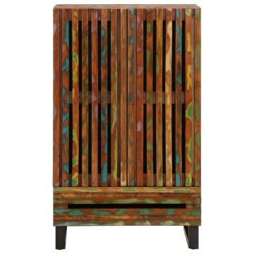 Highboard 60x34x100 cm Solid Wood Acacia - Industrial Style