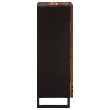 Highboard 60x34x100 cm Solid Wood Acacia - Industrial Style