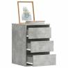  Corner Chest of Drawers Concrete Grey 40x41x58 cm Engineered Wood Colour concrete grey Size 40 x 41 x 58 cm Quantity in Package 1 